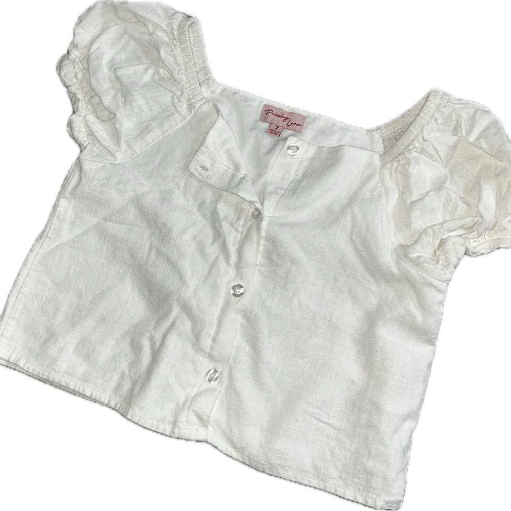 Pearl White Kids Top